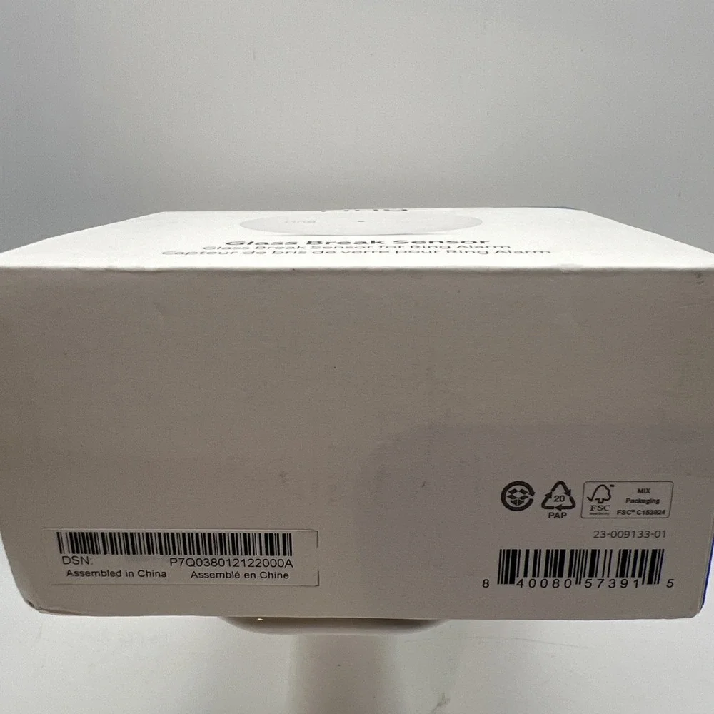 Ring Alarm Glass Break Sensor 2-Pack 4AG1S1-0EN0 New